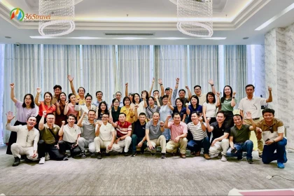 Encuentro de guías turísticos de 365 Travel en el norte de Vietnam