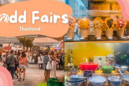 Explora Jodd Fairs en Bangkok, Tailandia